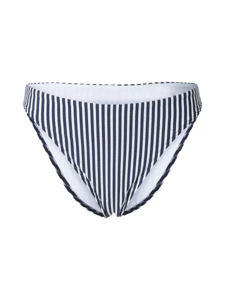 Abercrombie & Fitch Bikini nadrágok tengerészkék fehér