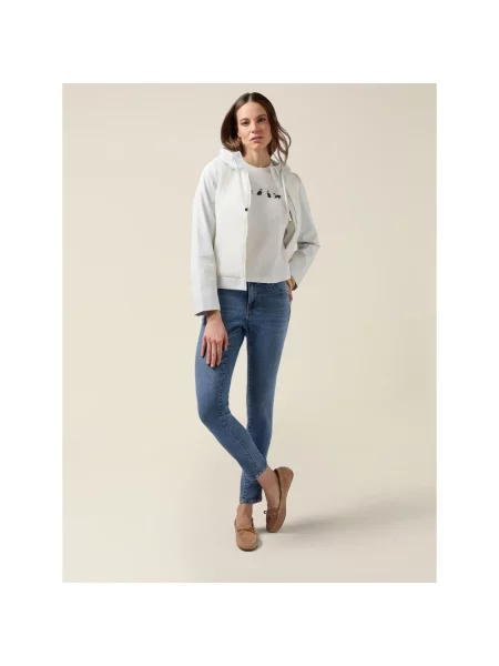 Skinny jeansy skinny Oltre niebieskie