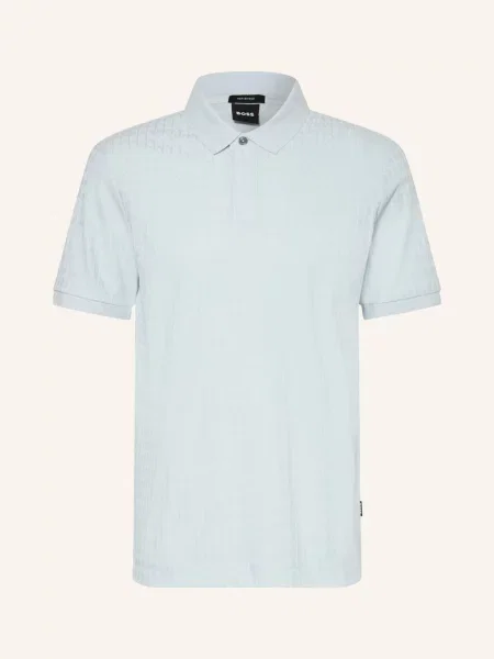 Boss Jerseyové Polo Tričko Parley tmavě modrá