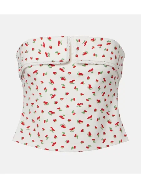 Top Posse bez ramiączek biały