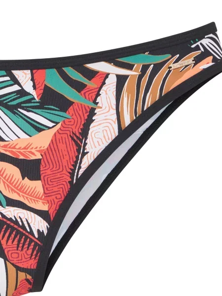 SUNSEEKER Bikinové nohavičky nefritová / oranžová / červená čierna