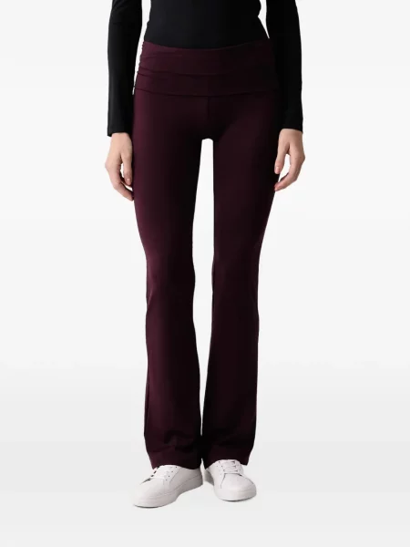 Stras leggings Guess evazate roșu