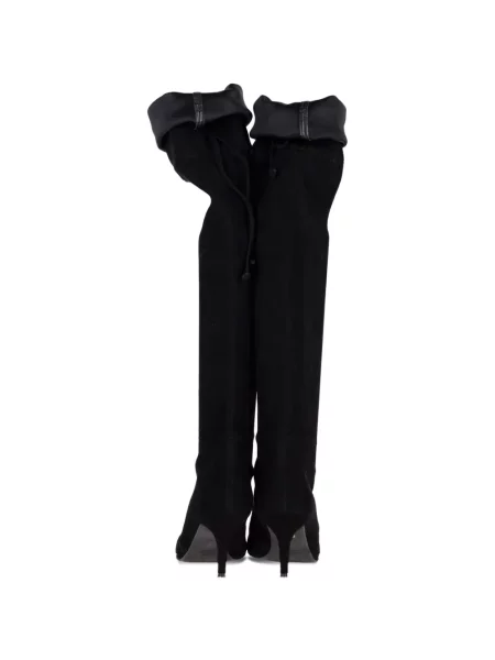 Cizme Stuart Weitzman din piele de căprioară negru