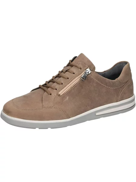 Sneakersy Waldläufer skórzane beżowe