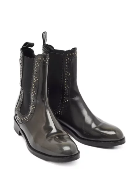 Botine Aquazzura cu tepi negru