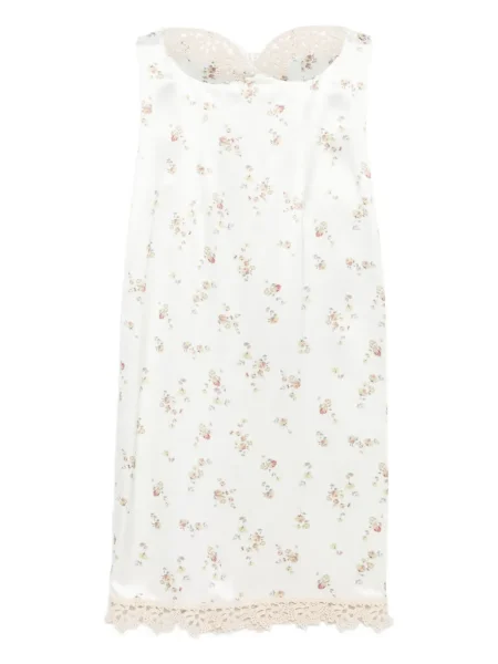 Rochie midi Magda Butrym cu model floral din dantelă până la genunchi