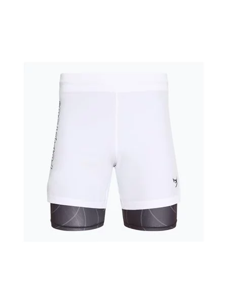 Тренувальні шорти FUMETSU Icon Dual Layer Fight білі