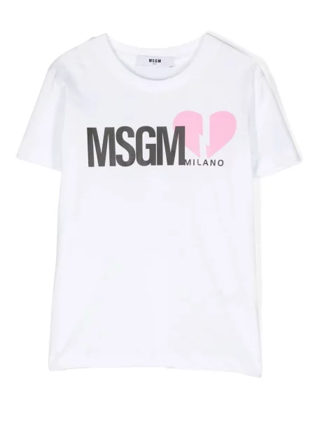 Koszulka dziecięca Msgm biała