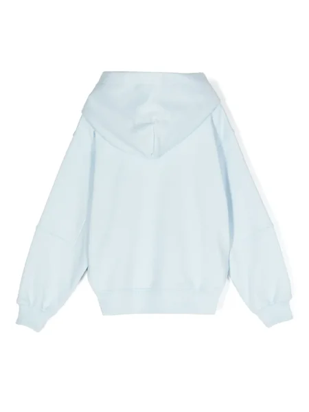 Bluza z kapturem dziecięca Calvin Klein niebieska