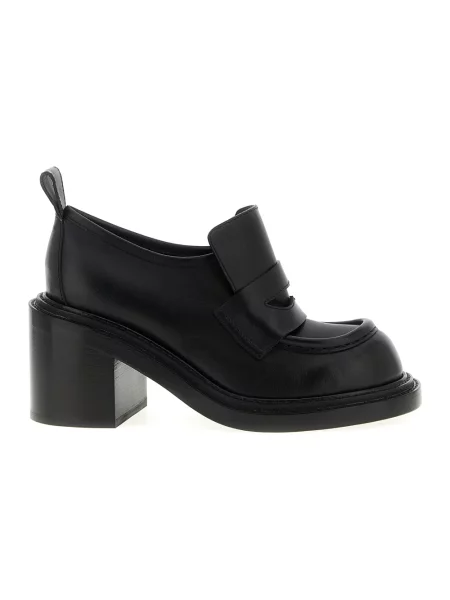 Czółenka Moschino skórzana czarna