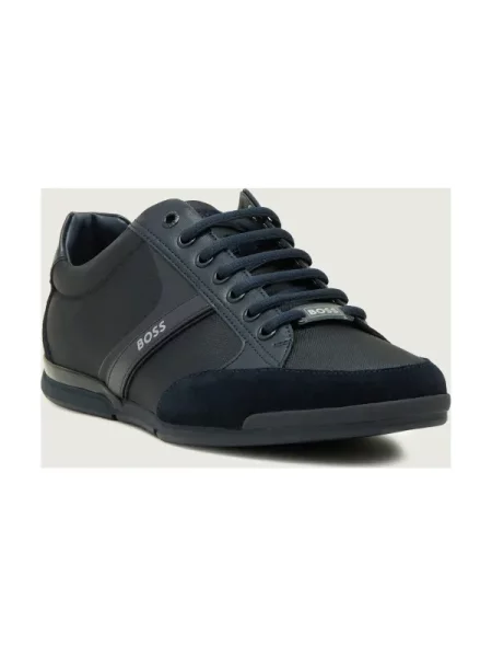 Sneakerși Boss Black din piele negru