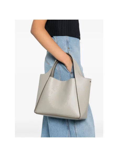 Shopperka Stella Mccartney brązowa
