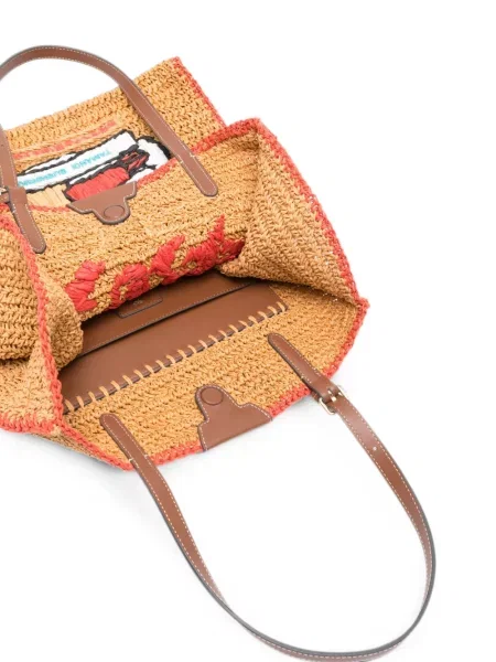 Geantă shopper Anya Hindmarch maro