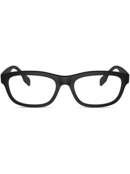 Ochelari de soare dreptunghiulari Burberry Eyewear cu imagine negru