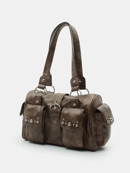 Мала сумка bowling із cargo темно коричневий