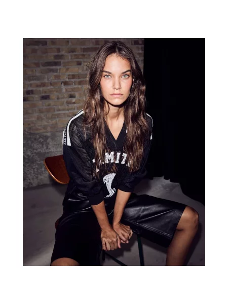 Piłka nożna top Haute L'amitié koronkowy czarny