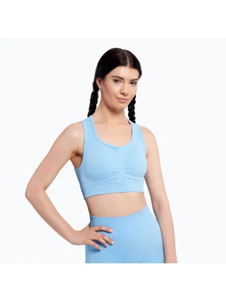 Спортен сутиен Gym Glamour push up син