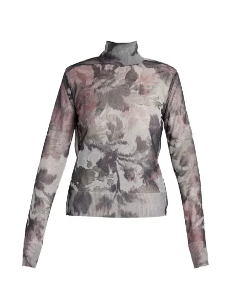 Heláncă Erdem cu model floral cu imagine din jacard gri