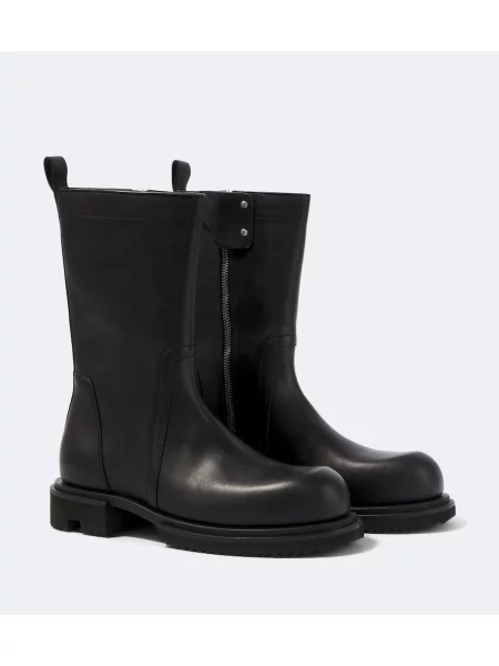 Botine Rick Owens din piele negru