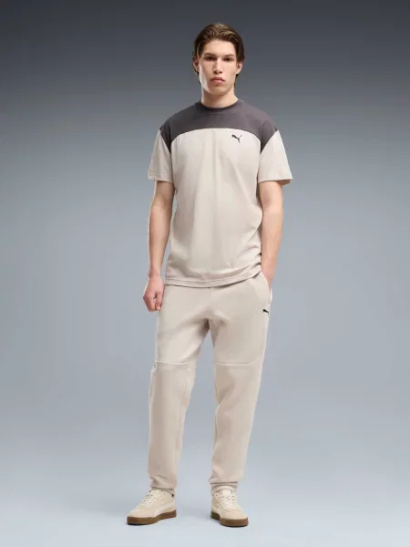 Спортивні штани PUMA Tech Knitted Pants комбінований верх бежевий