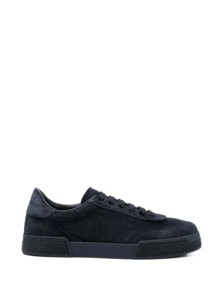 Sneakerși Dolce & Gabbana Portofino din piele de căprioară albastru