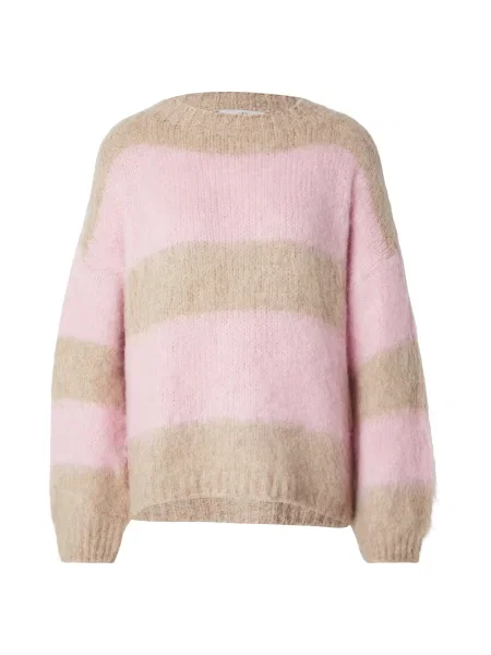 Zwillingsherz Pulover maro cappuccino roz