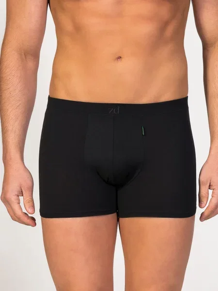 Zd ZERO DEFECTS Boxeri Apolo Soy fiber' negru