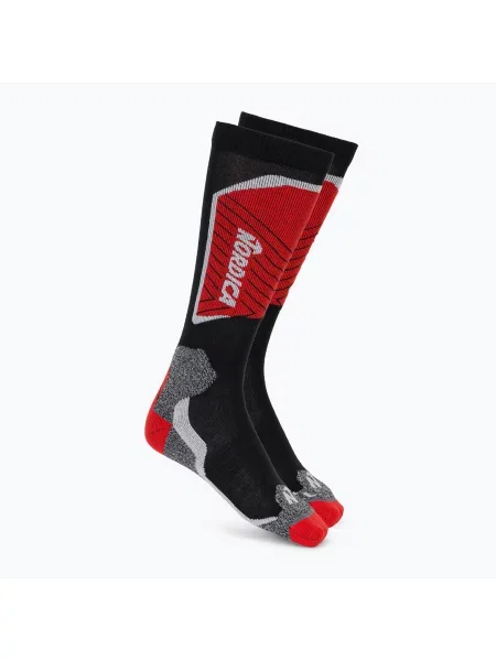 Șosete de schi pentru copii Nordica Tech Junior black/ red/ white alb