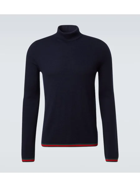 Golf golf Gucci z kaszmiru niebieski