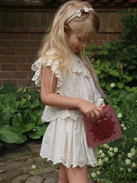 Konges Sløjd sukňa POSEY SKIRT béžová