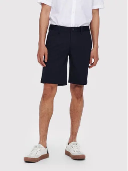 Only & Sons Шорти з тканини Mark cиній