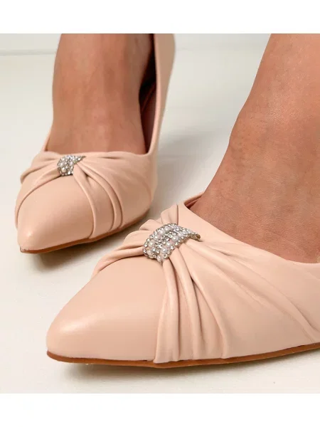 Pantofi cu toc D/ceo bej