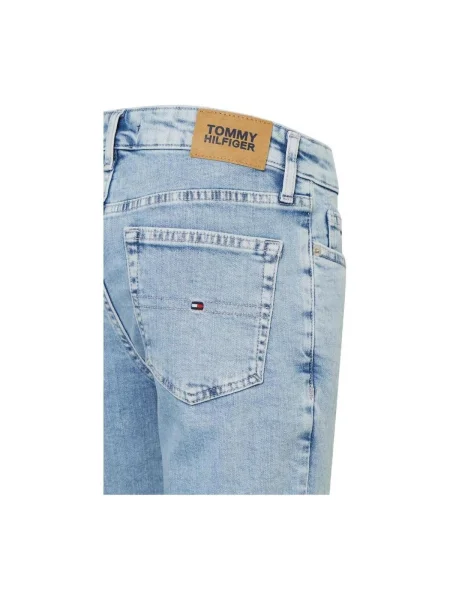 Pantaloni copii Tommy Hilfiger albastru