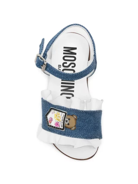 Sandały dziecięce Moschino niebieskie