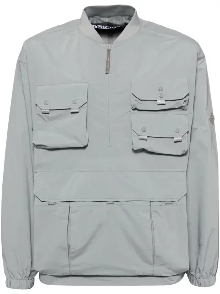 Długa wiatrówka Spoonyard szara