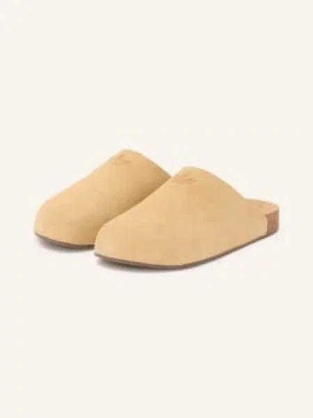 Adidas Originals klapki zamszowe Adimule beżowy