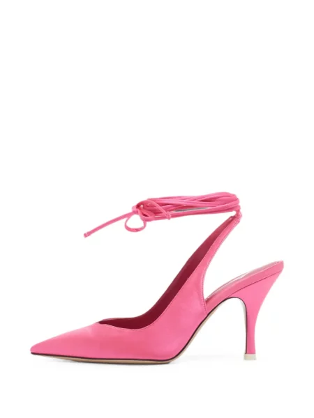 Pantofi cu toc The Attico plic roz