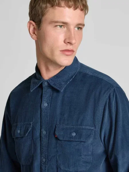 Koszula casualowa o kroju relaxed fit z kołnierzykiem typu kent model ‘JACKSON WORKER’ Levi's granatowa