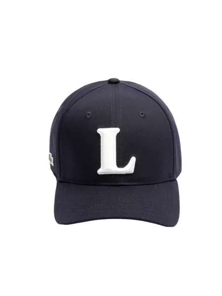 LACOSTE Șapcă albastru închis / verde alb
