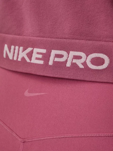 Nike edzős melegítőfelső női Pro Seamless rózsaszín