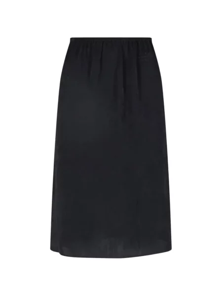 Fustă midi Mm6 Maison Margiela cu imagine negru
