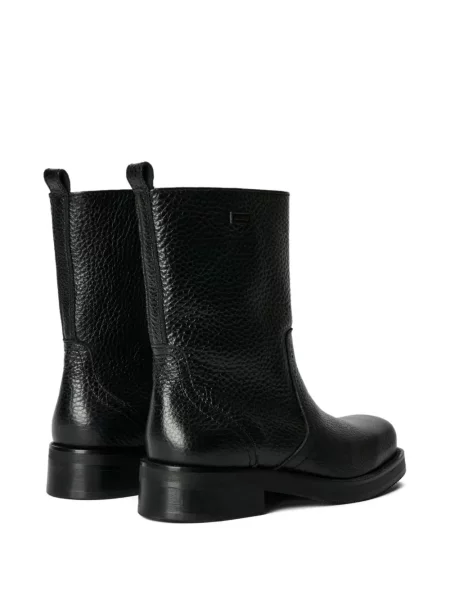 Botine Soulland din piele negru