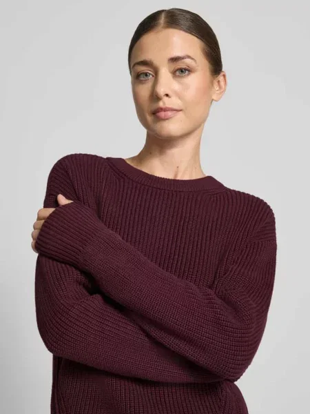 Sweter z rozcięciami po bokach z czystej bawełny Jake*s Casual