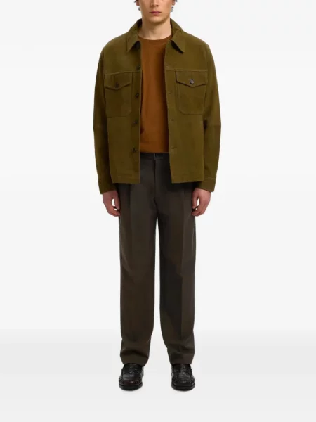 Pantaloni Selected maro