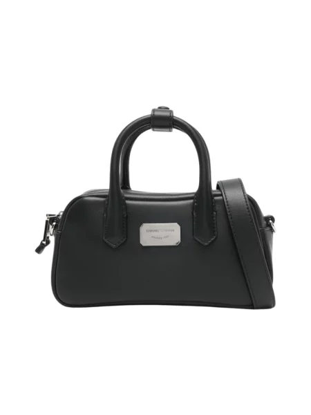Emporio Armani torebka skórzana czarna