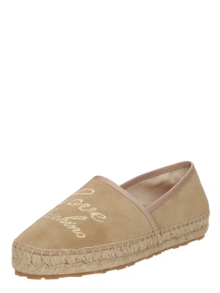 Espadrile LOVE MOSCHINO bež