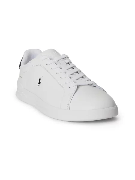 Sneakerși Polo Ralph Lauren din piele alb