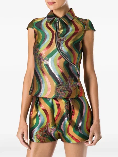 Top Philipp Plein verde