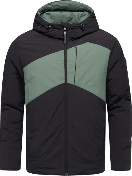Ragwear Zimní bunda Cassey mátová černá