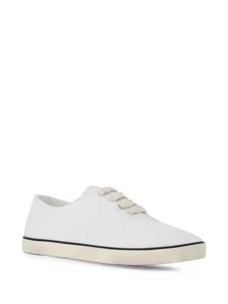 Fűzős csipkés sneaker Miu Miu fehér